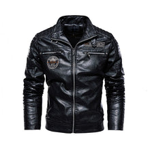 Load image into Gallery viewer, 2019 Men's Natural Real Leather Jacket Men Motorcycle Hip Hop Biker Winter Coat Men Warm Genuine Leather Jackets plus size 3XL